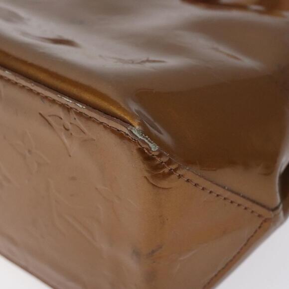 LOUIS VUITTON Monogram Vernis Reade PM Hand Bag Bronze M91146 - Picture 15 of 16